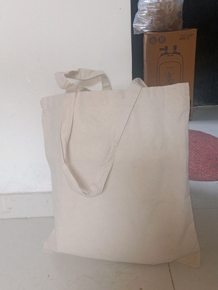 Plain Canvas Tote Bag