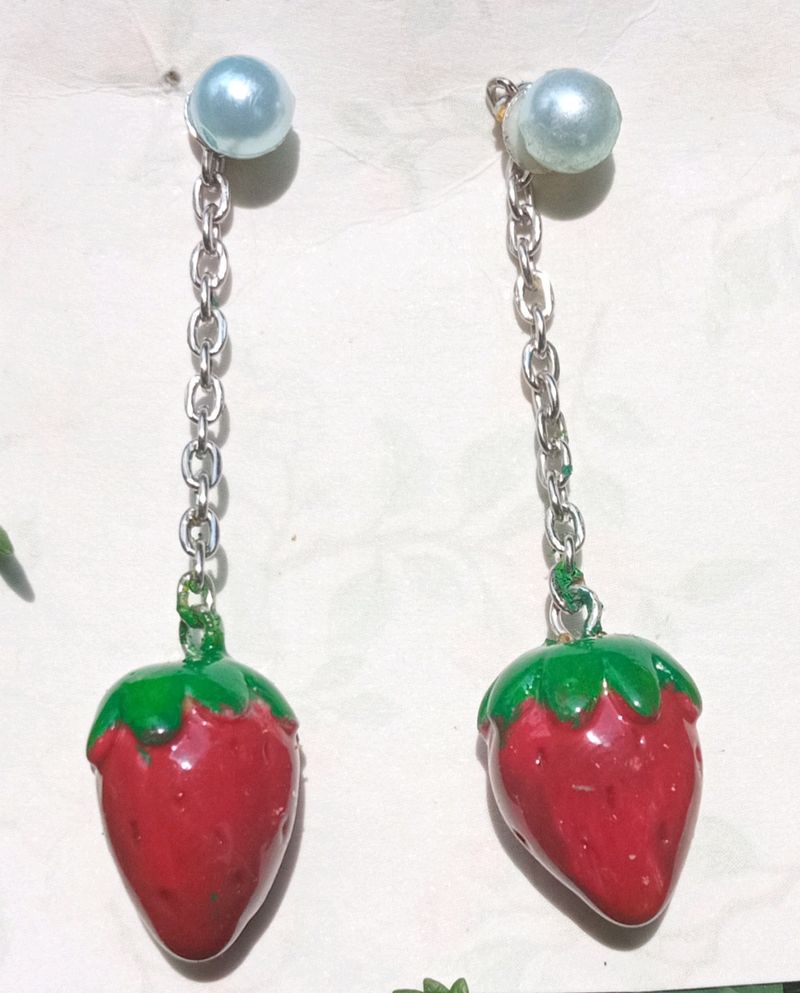 Strawberry Earring