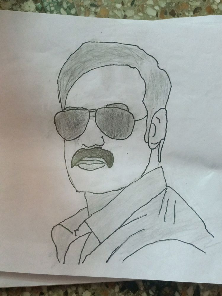 Ajay Devgan Pencil Sketch...