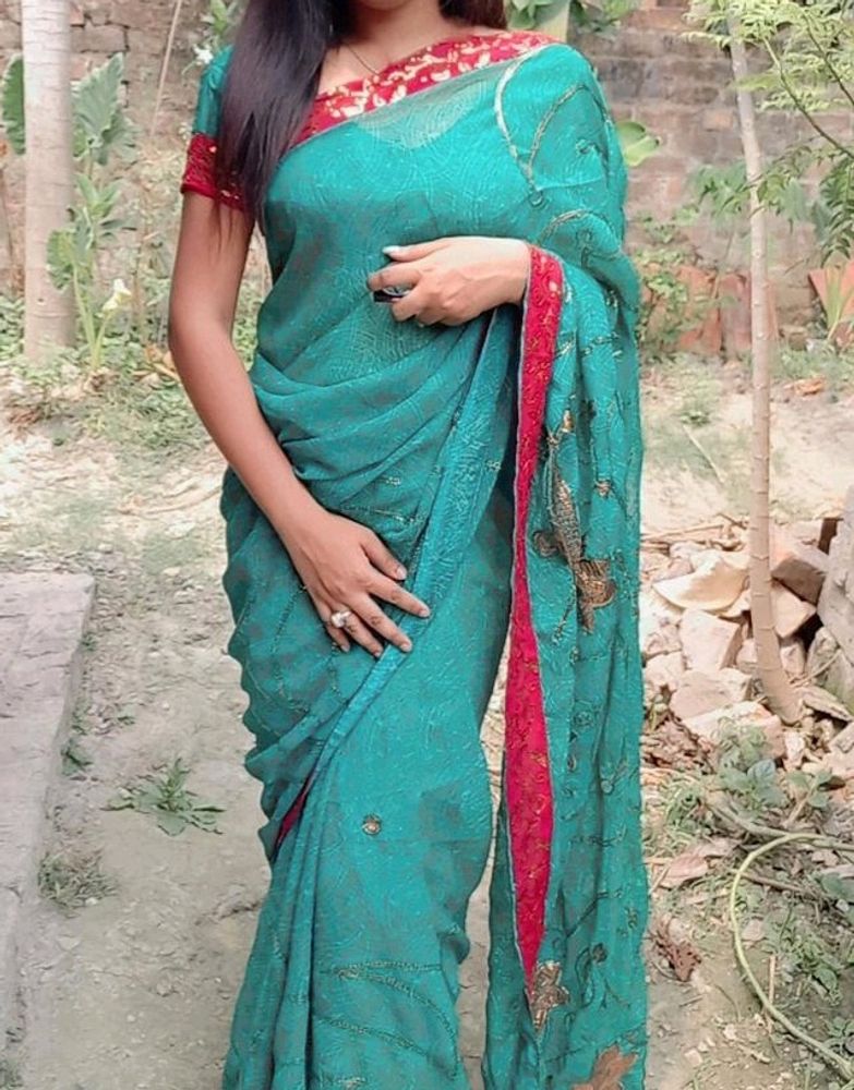 Georgette saree