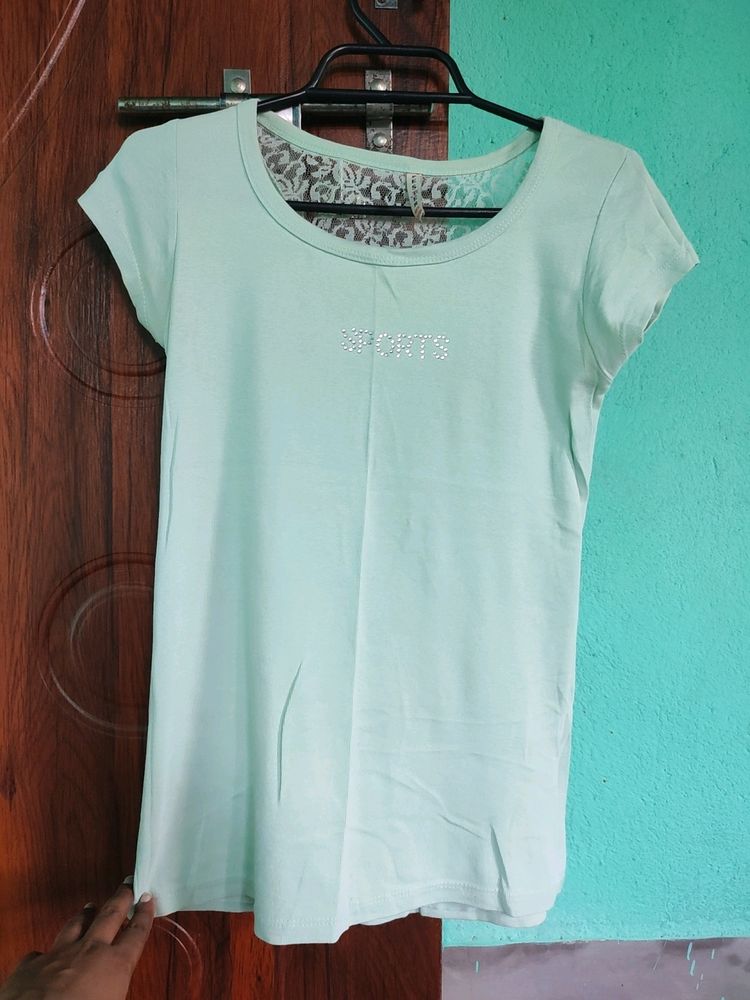 Fitted Top, Ribbed Cotton, Good Quality