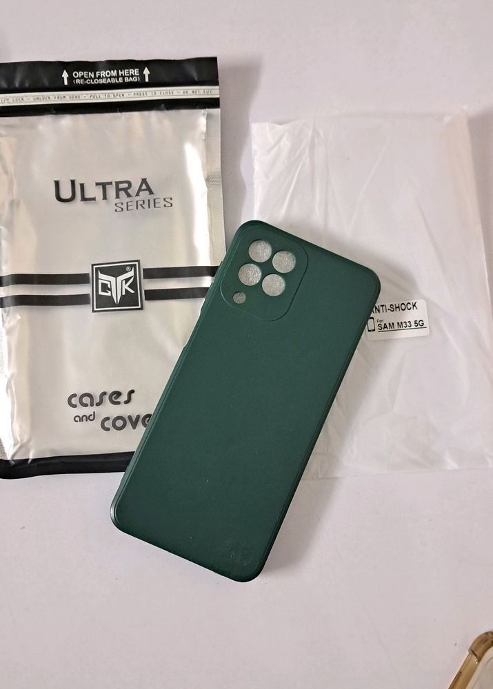 Samsung M33 5G Green Silicone Premium Case