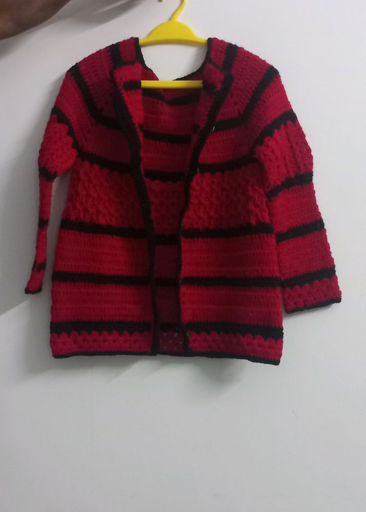 Woolen Handmade Cardigan