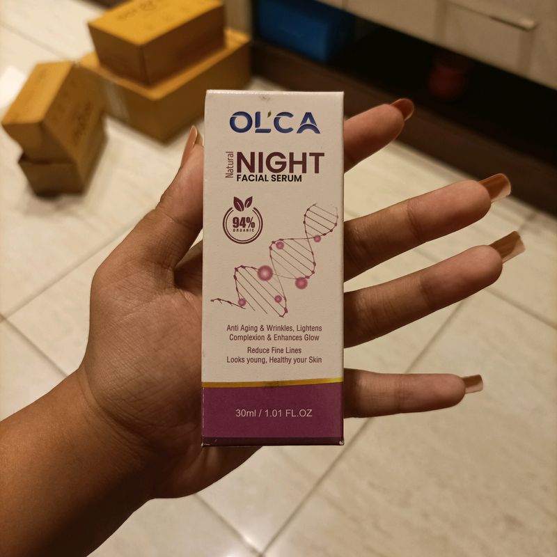 OLCA Night Face Serum