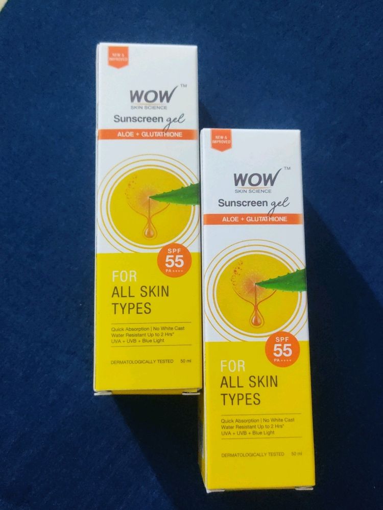 Wow Skinscience Sunscreen Gel  SPF55++++