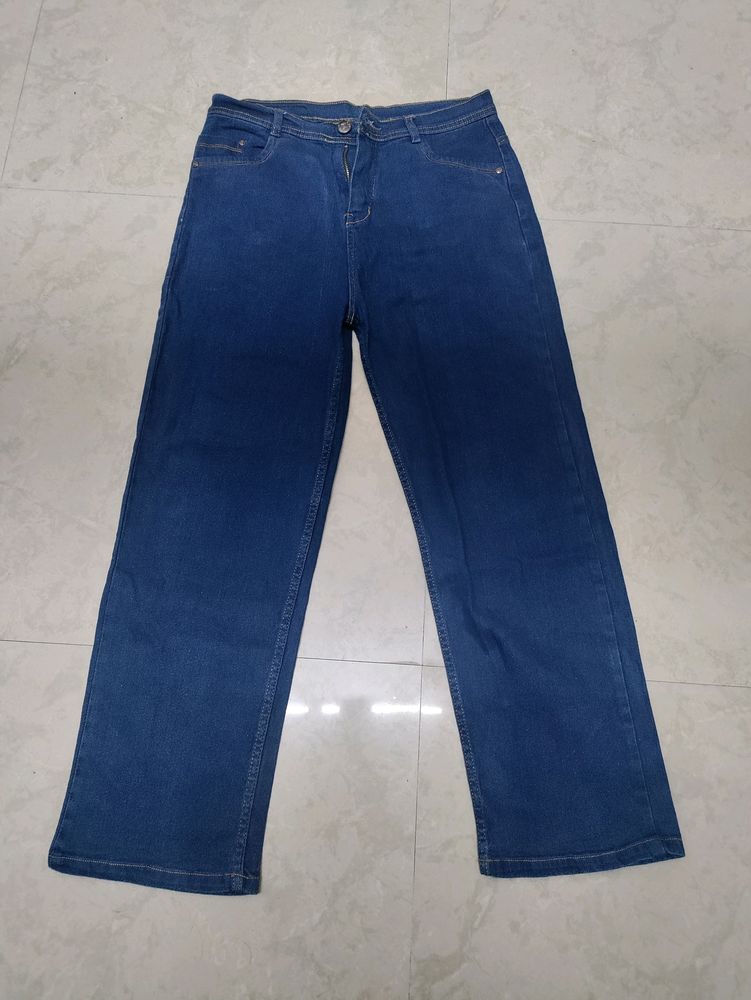 Blue Straight Fit Jeans