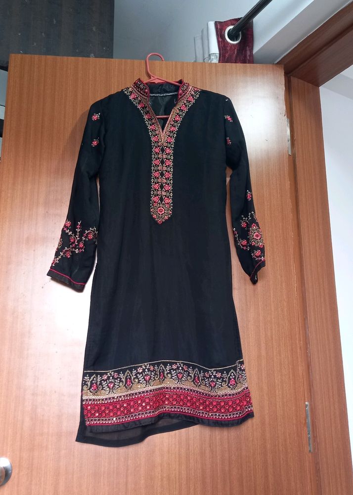 Black Kurta Set