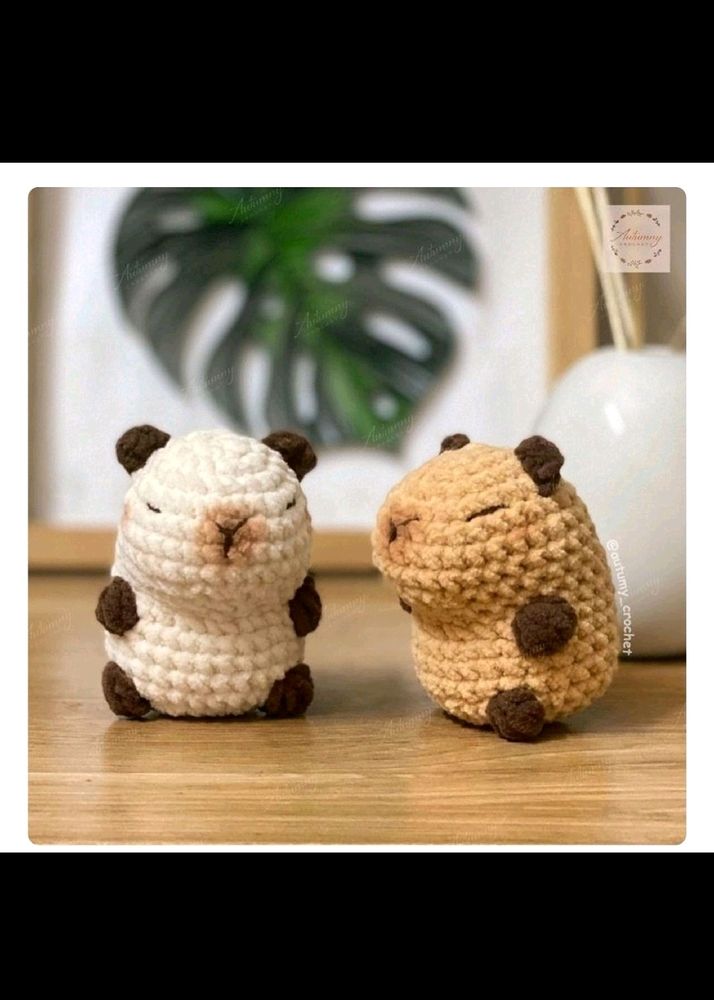 Crochet Capybara Combo ♡