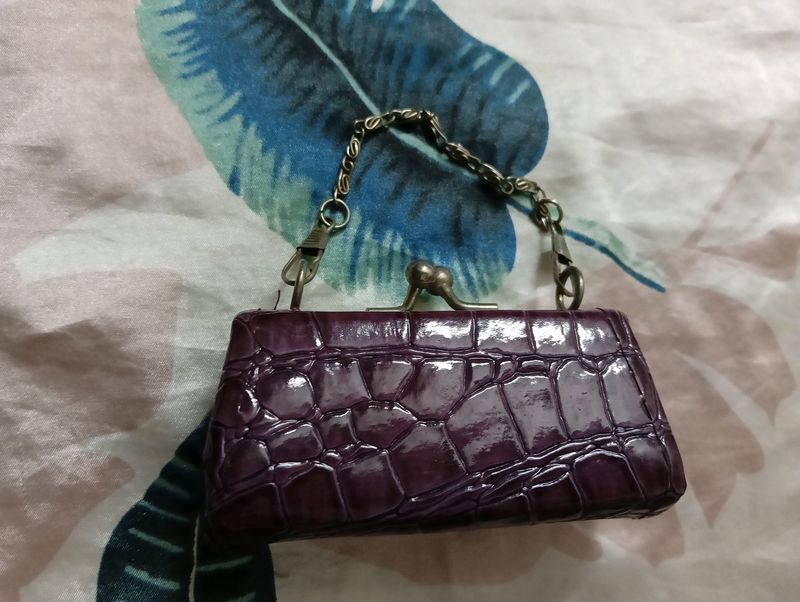 Mini Purple Wallet