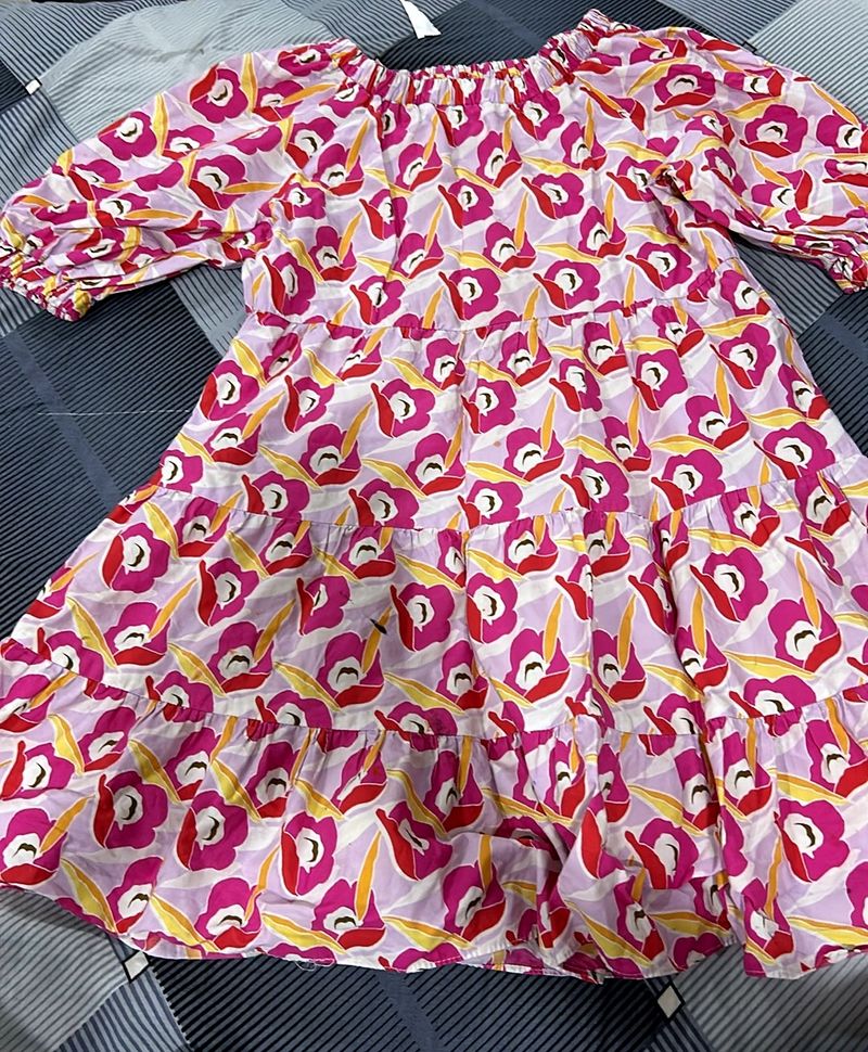 Zara Kids Girls Dress With Beautiful Print