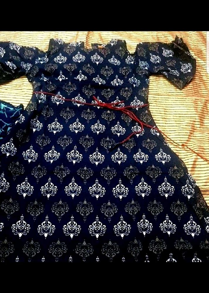 Branded Long Kurti Gown Like New Condition