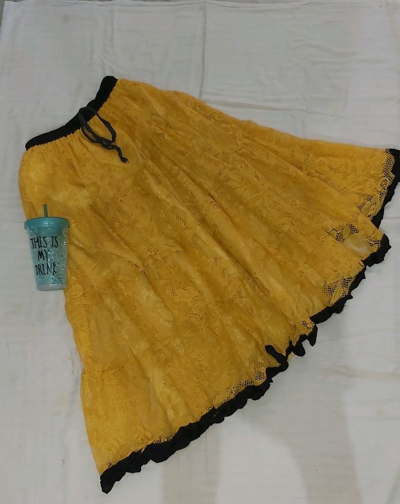 Beautiful Yellow Skirt