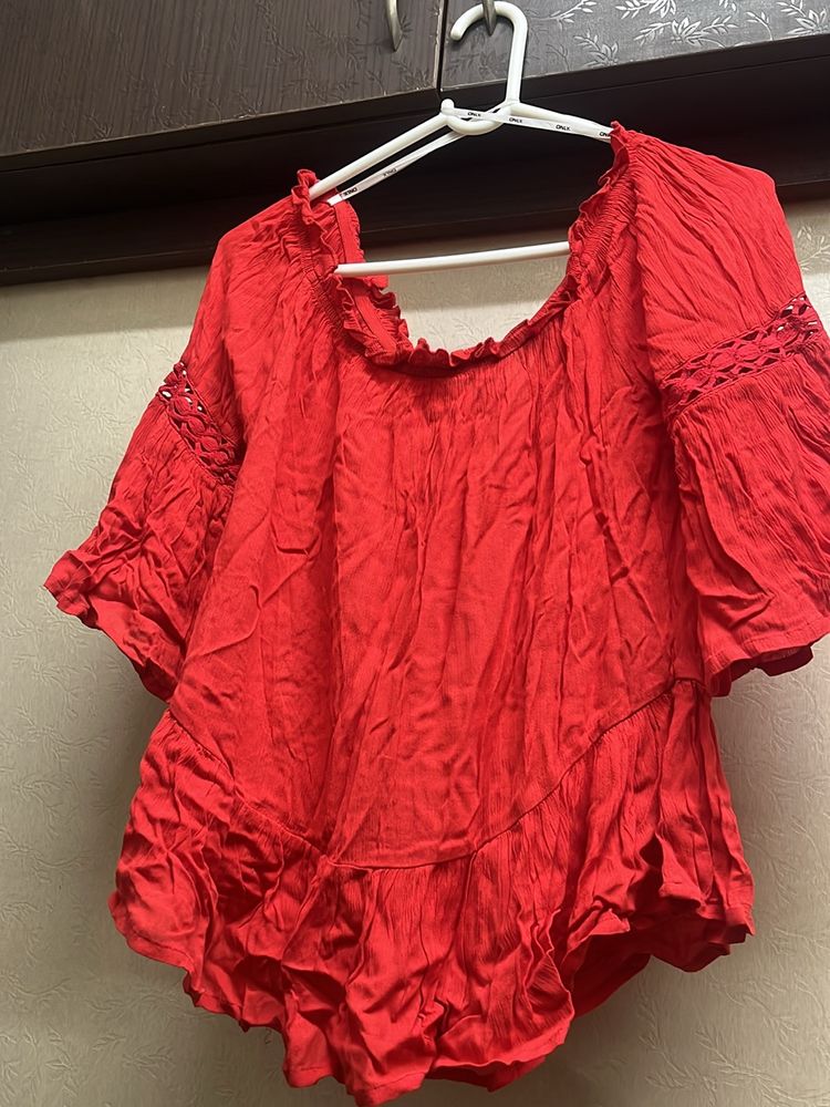 Only Red Party Top