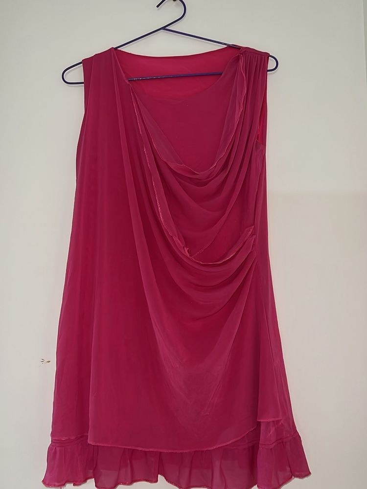 Pink Chiffon Dress