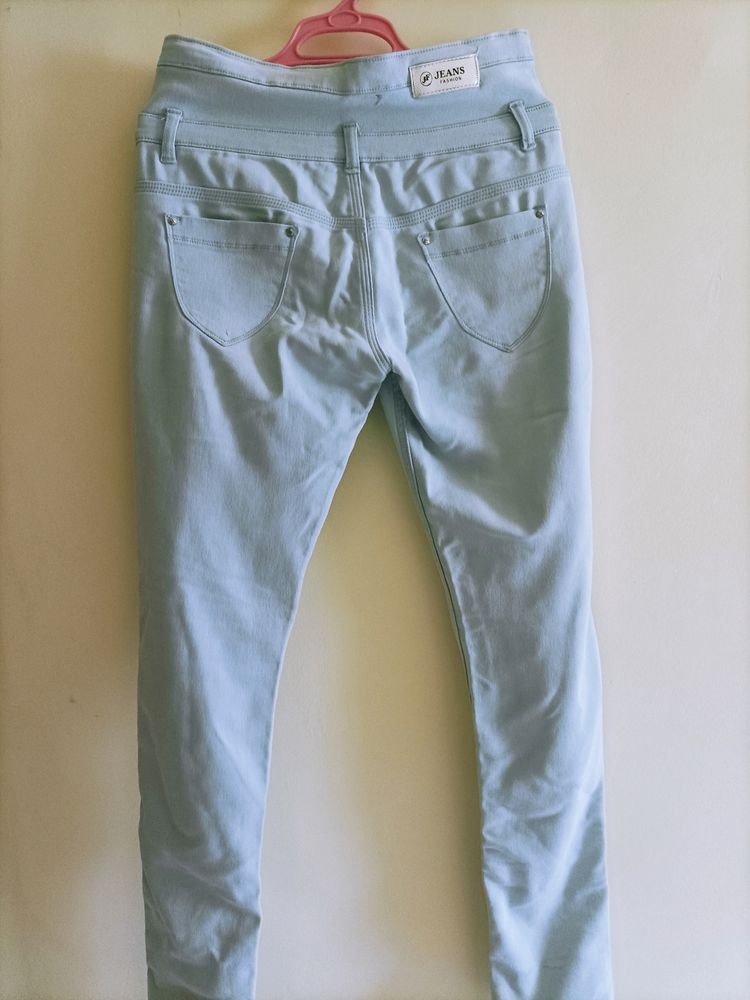 Sale! Slightly Ripped Skinny Blue Jeans