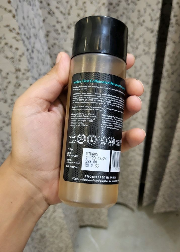 Face Toner From M Caffeine