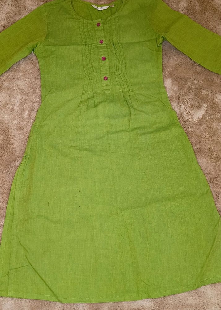 Women's Light Green Kurti