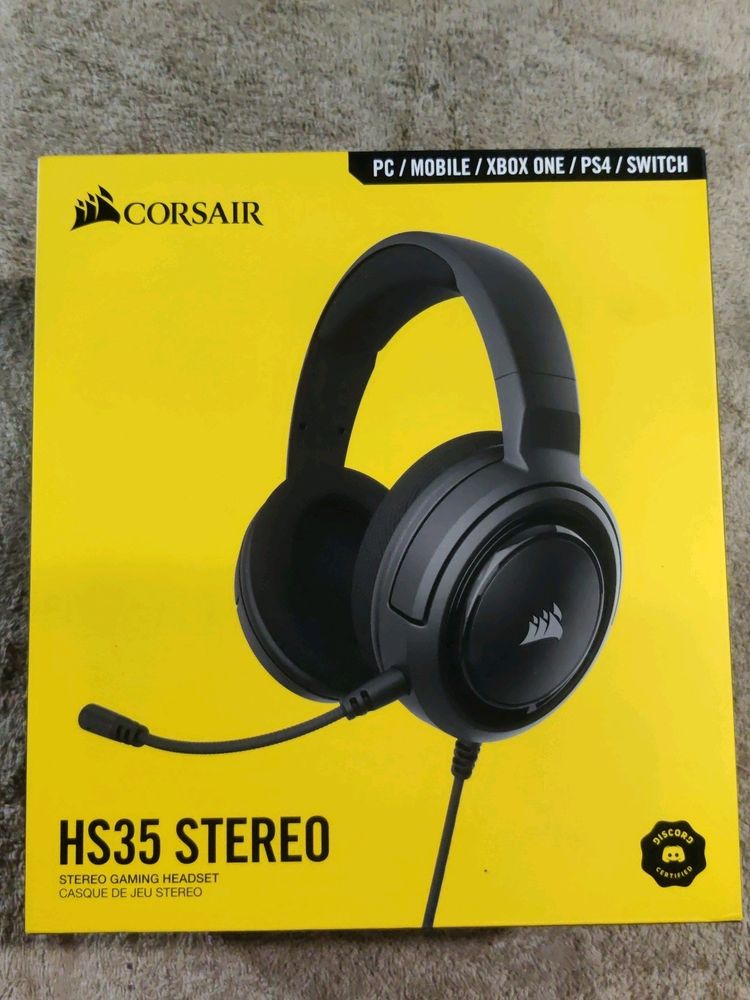 Corsair Hs35 V2 Multiplatform Gaming On Ear Headse