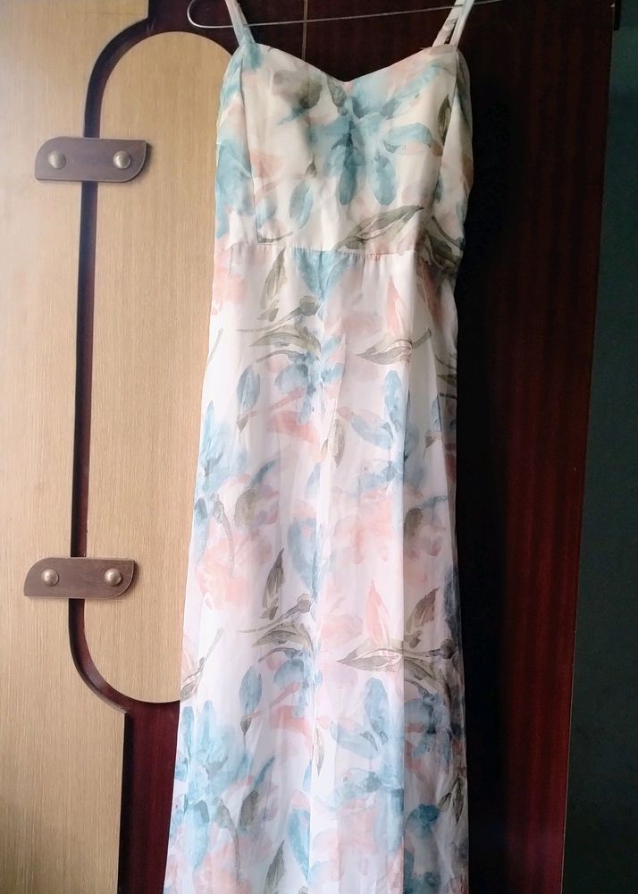 Multi Colour Floral print Maxi Dress