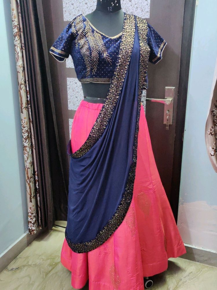 Lehenga With Blouse And Lovely Dupatta