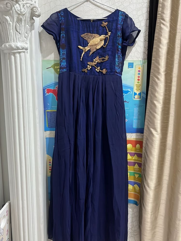 Festive May Blue Gown