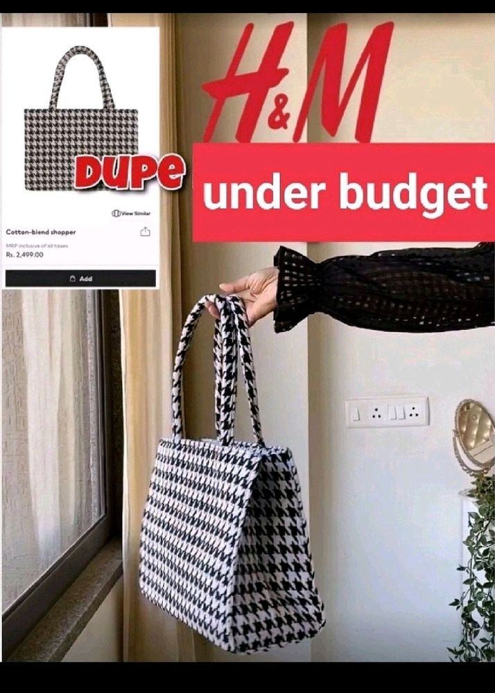 H&M dupe Tote Bag🫶🏻