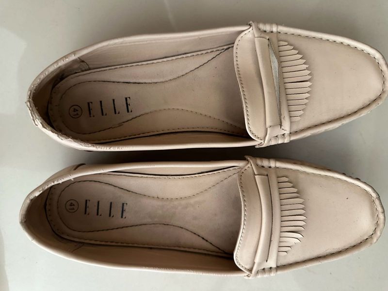 Size 41 Beige Moccasins From Elle