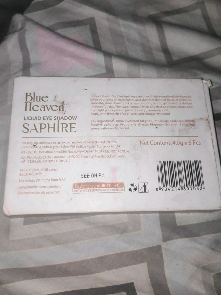 liquid Eye shadow Saphire