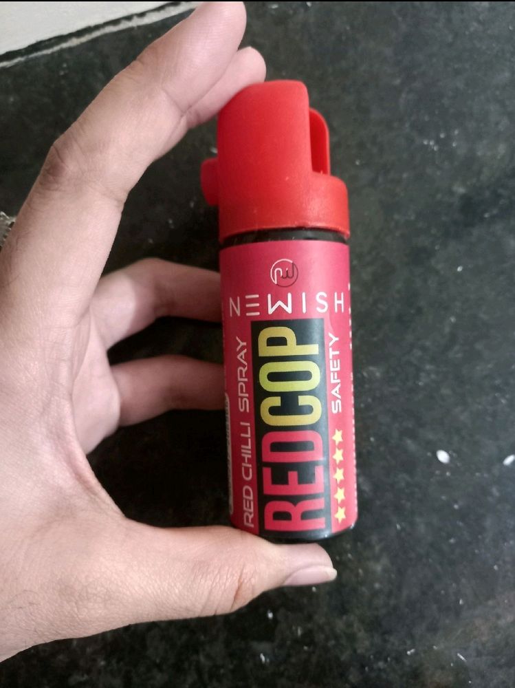 Newish Red Cop Womens Safety Spray