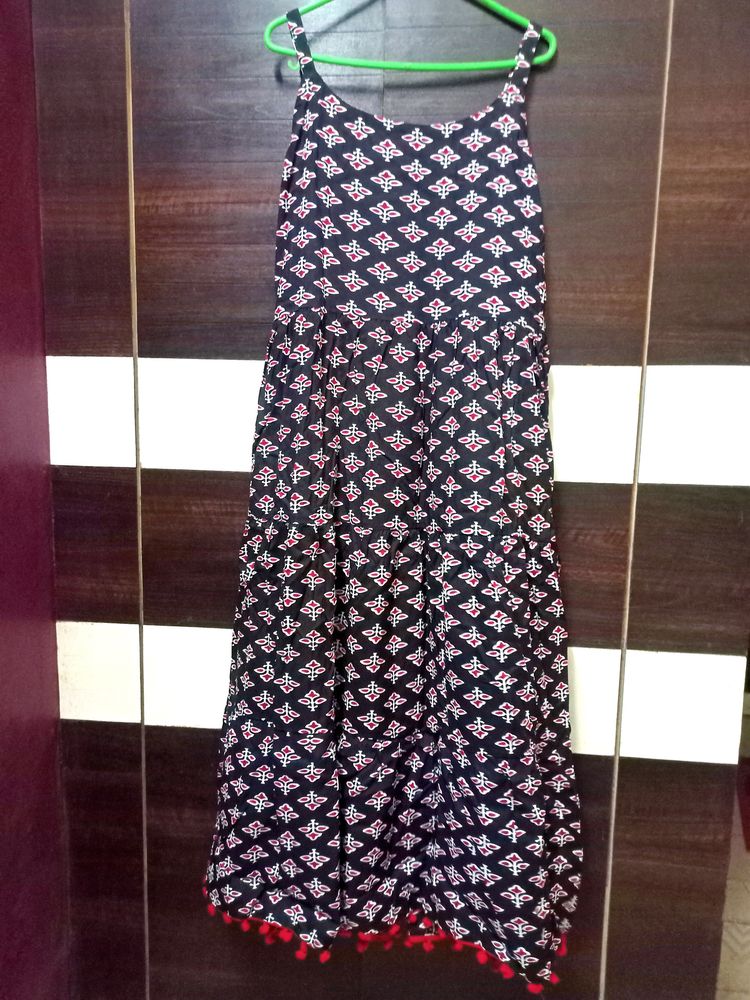 Beautiful Printed Women Dress M Size