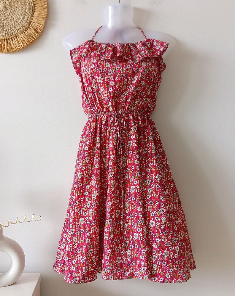 Liberty Of London Floral Halter Dress