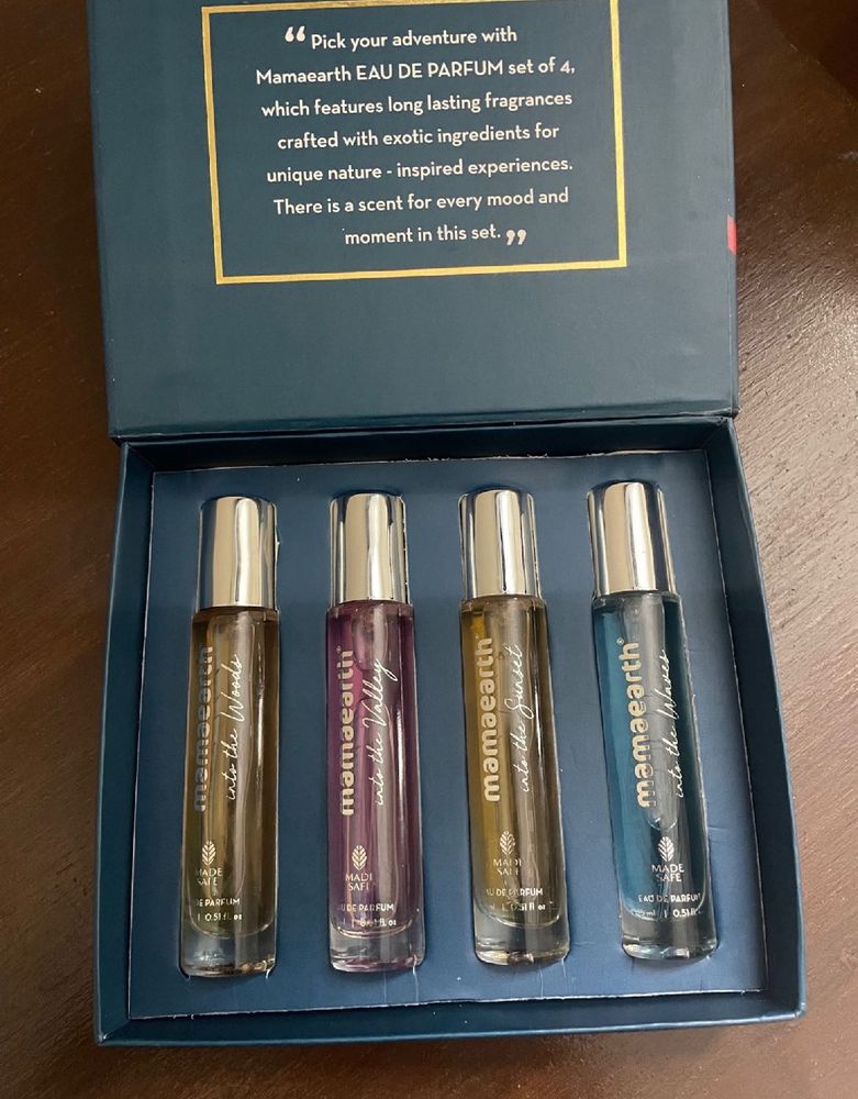 Mamaearth Perfume Set Of 4 New