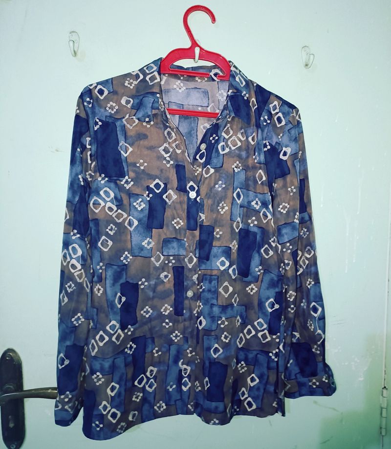 Designer Silk Shirt For Women