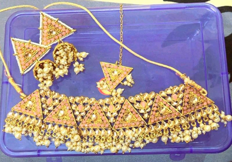 💥 Jewellery Set With Maangtikka 💥