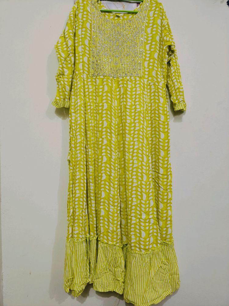 BEAUTIFUL COTTON YELLOW TOP FOR WOMEN!!