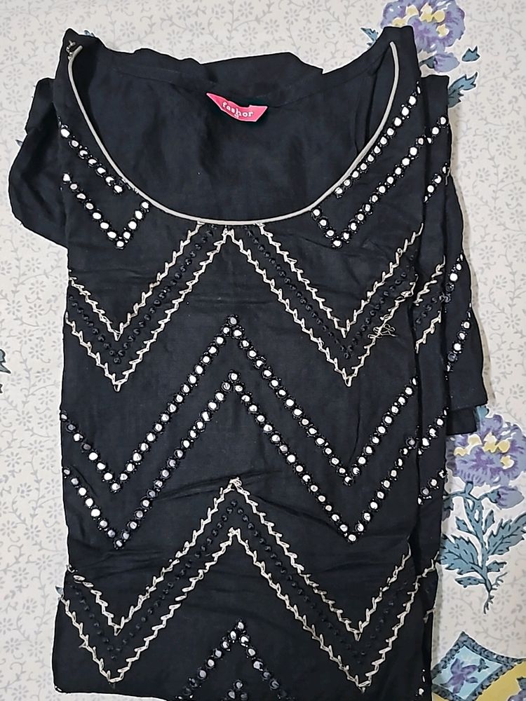 Brand new Black Kurta