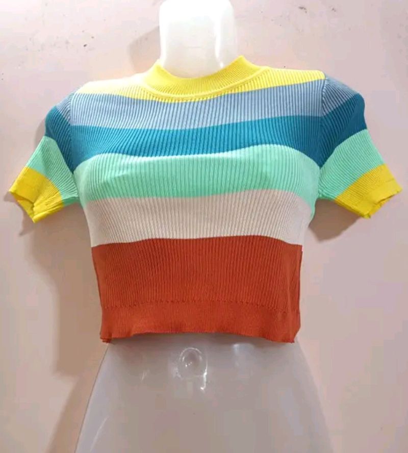 strechable crop top