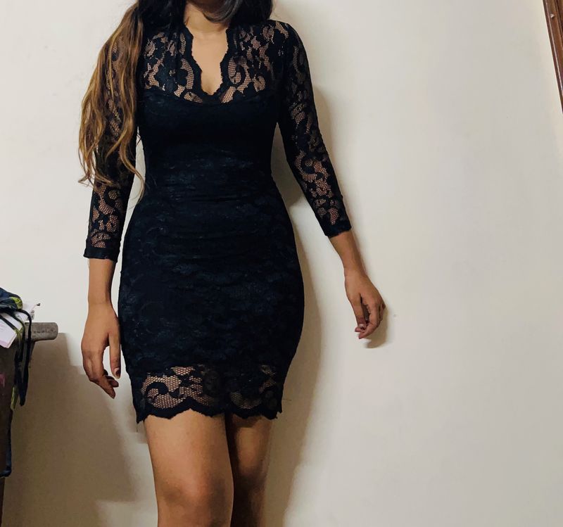 Sexy Gothic Lace Dress