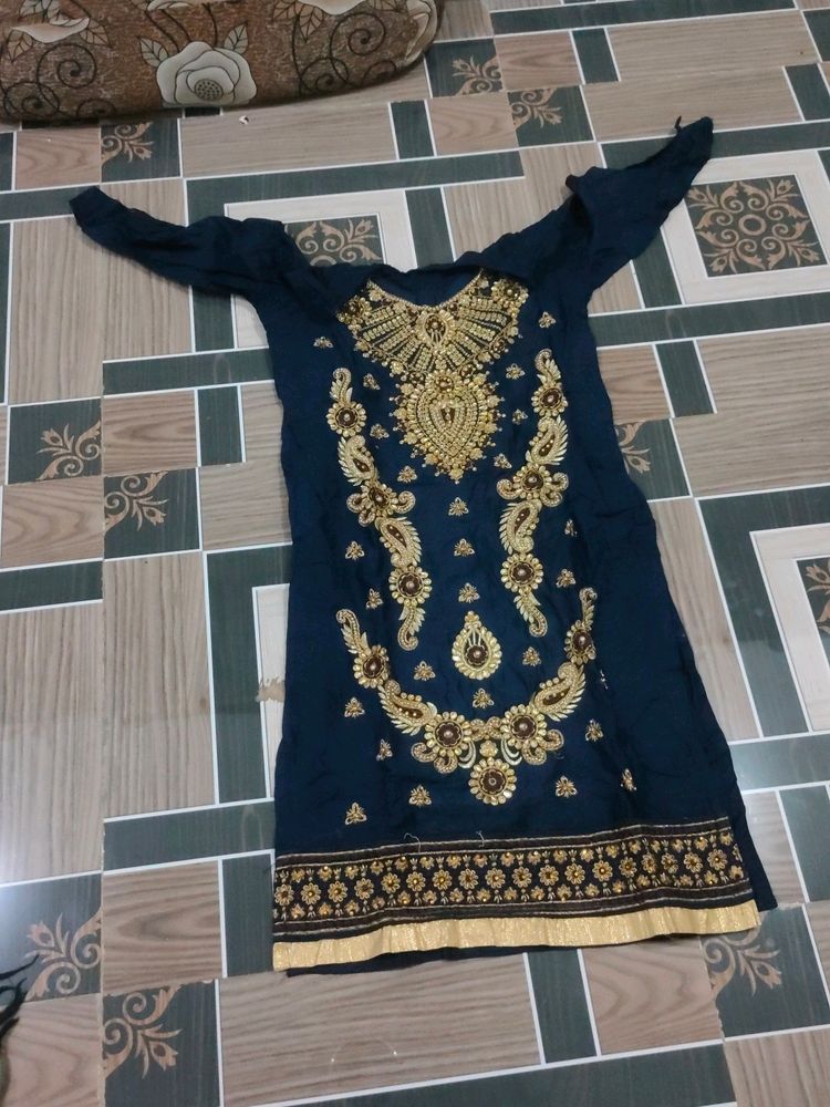 Heavy Blue Kurta Only