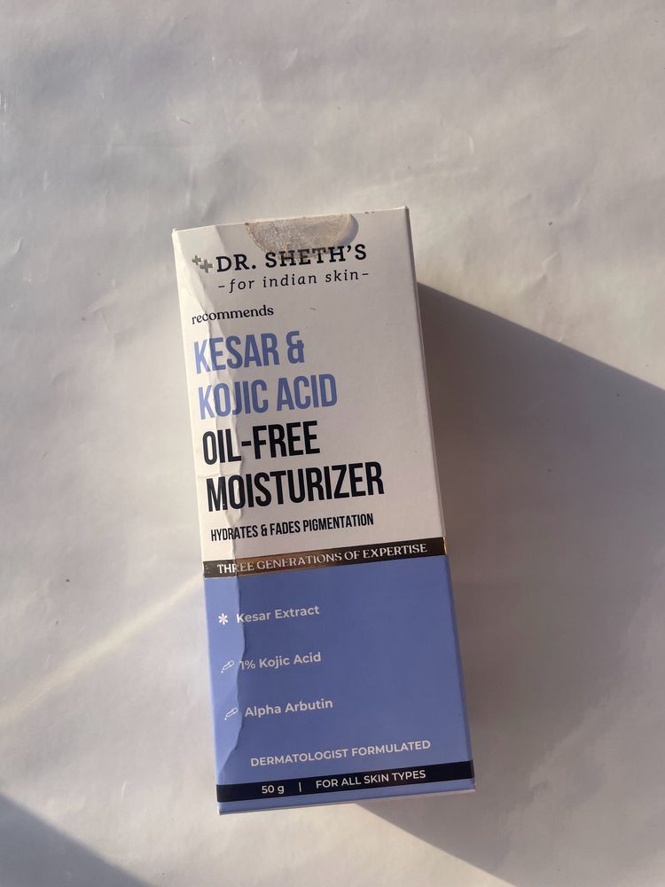 Dr.sheth’s Kesar & Kojic Acid Oil Free Moisturizer