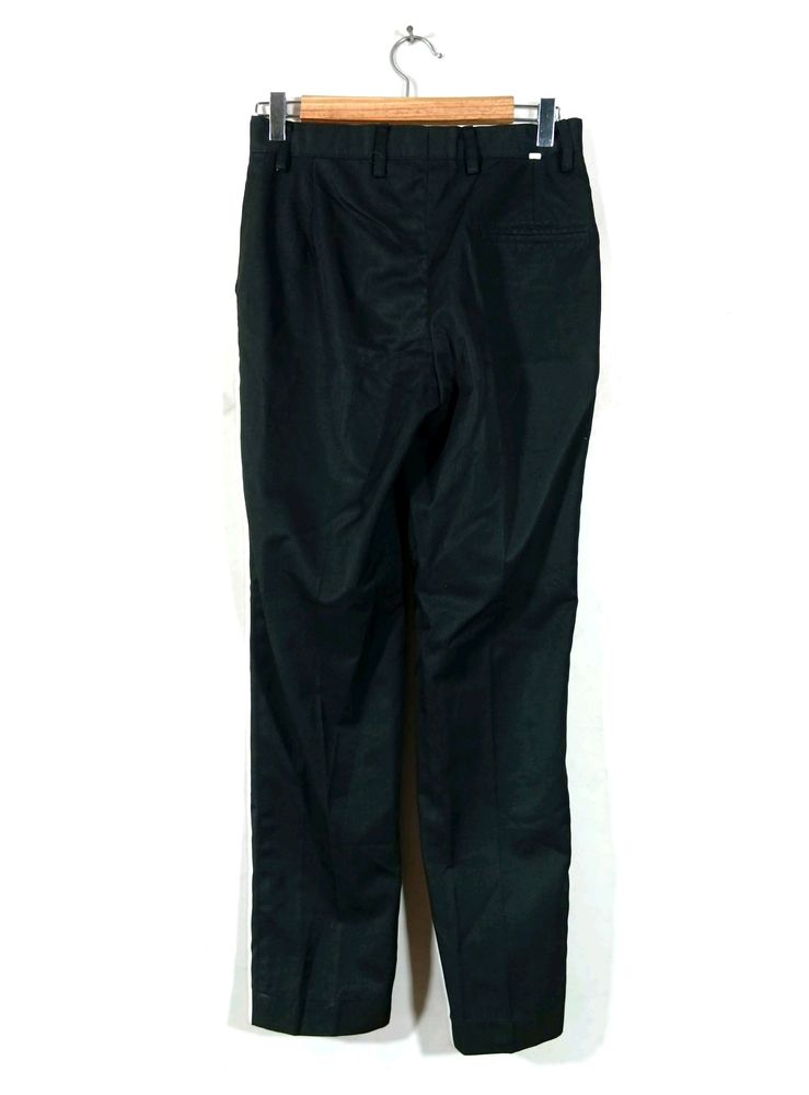 Jet Black Formal Trousers (Women) Hurry Up