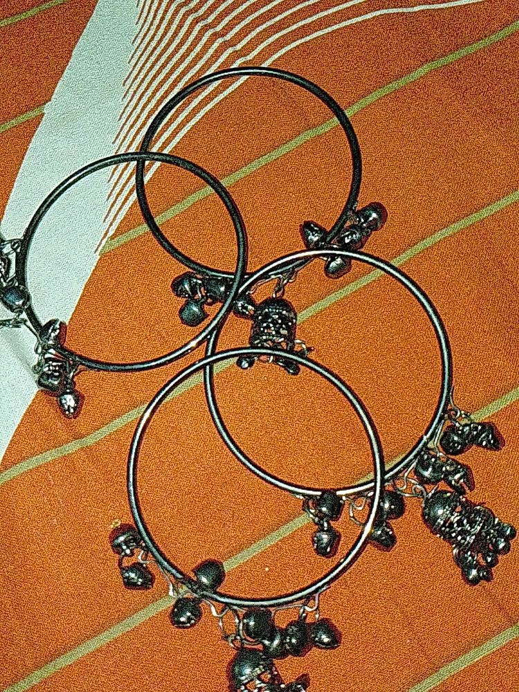 Grey Jhaalar Bangles