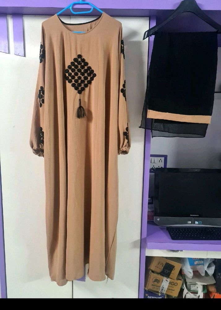 Beautiful Hand Work Abaya