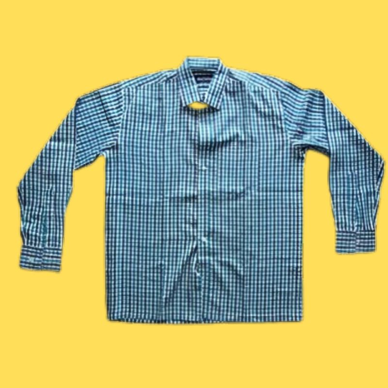 Turquoise Checks Shirt