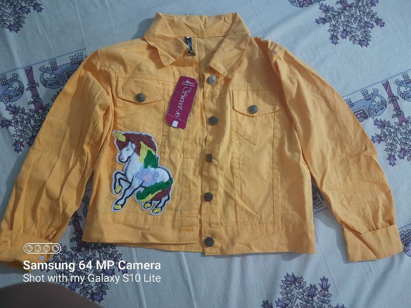 Yellow Demin Jacket