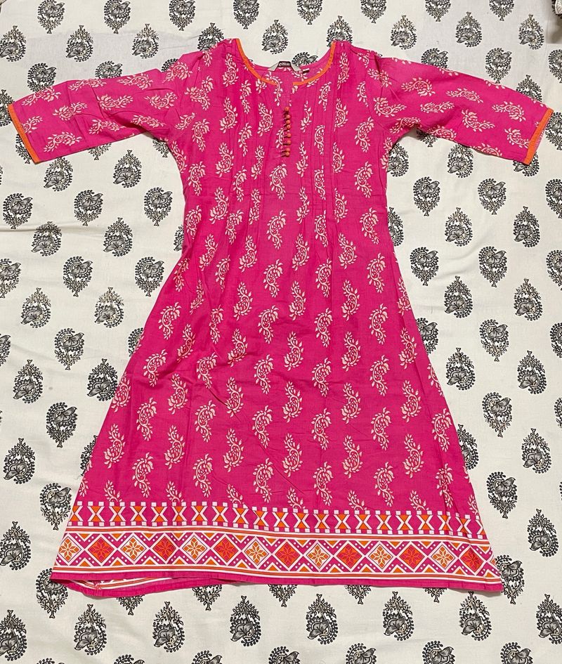 Pink Kurta