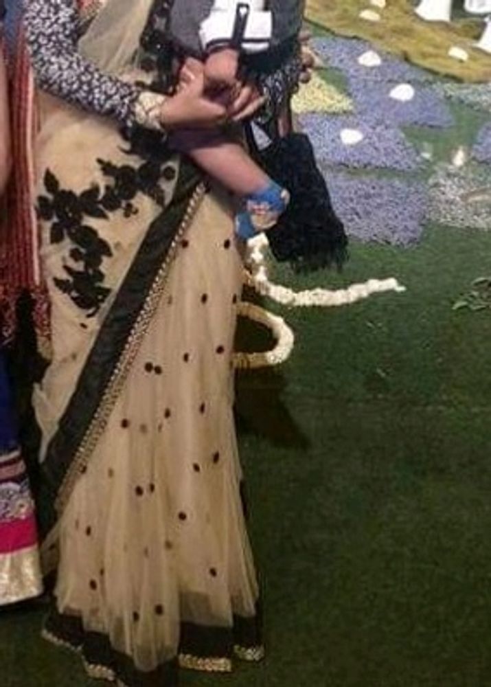 Lehnga Saree With Embroidery