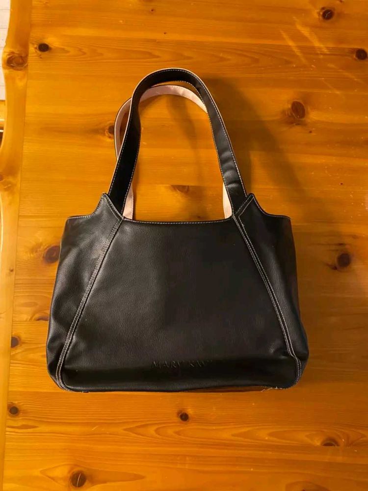 MARY KAY CONSULTANT Faux Leather Black Tote Bag