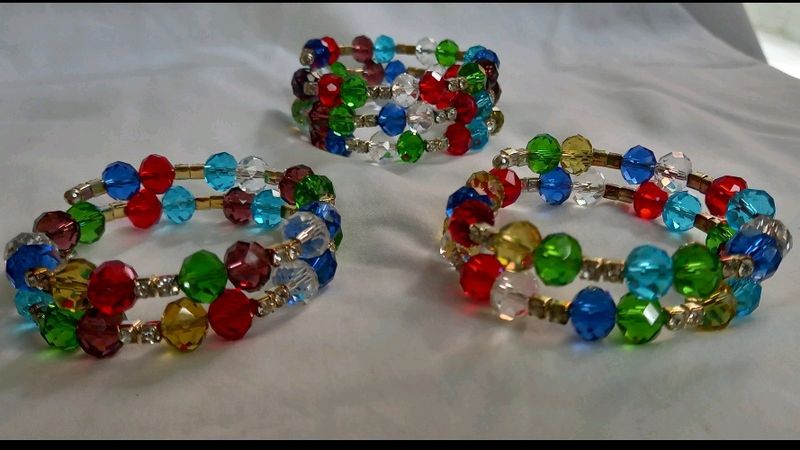 Adjustable Crystal And Ad Stone's Bracelet