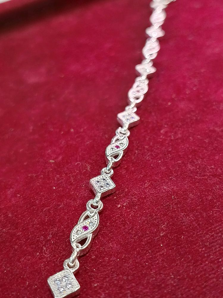 Real Silver Bracelet For Her (SB0010)